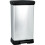 Curver Curver Pedal Bin Deco Rectangular 50L Silver Duo Trash Can Waste Container 1