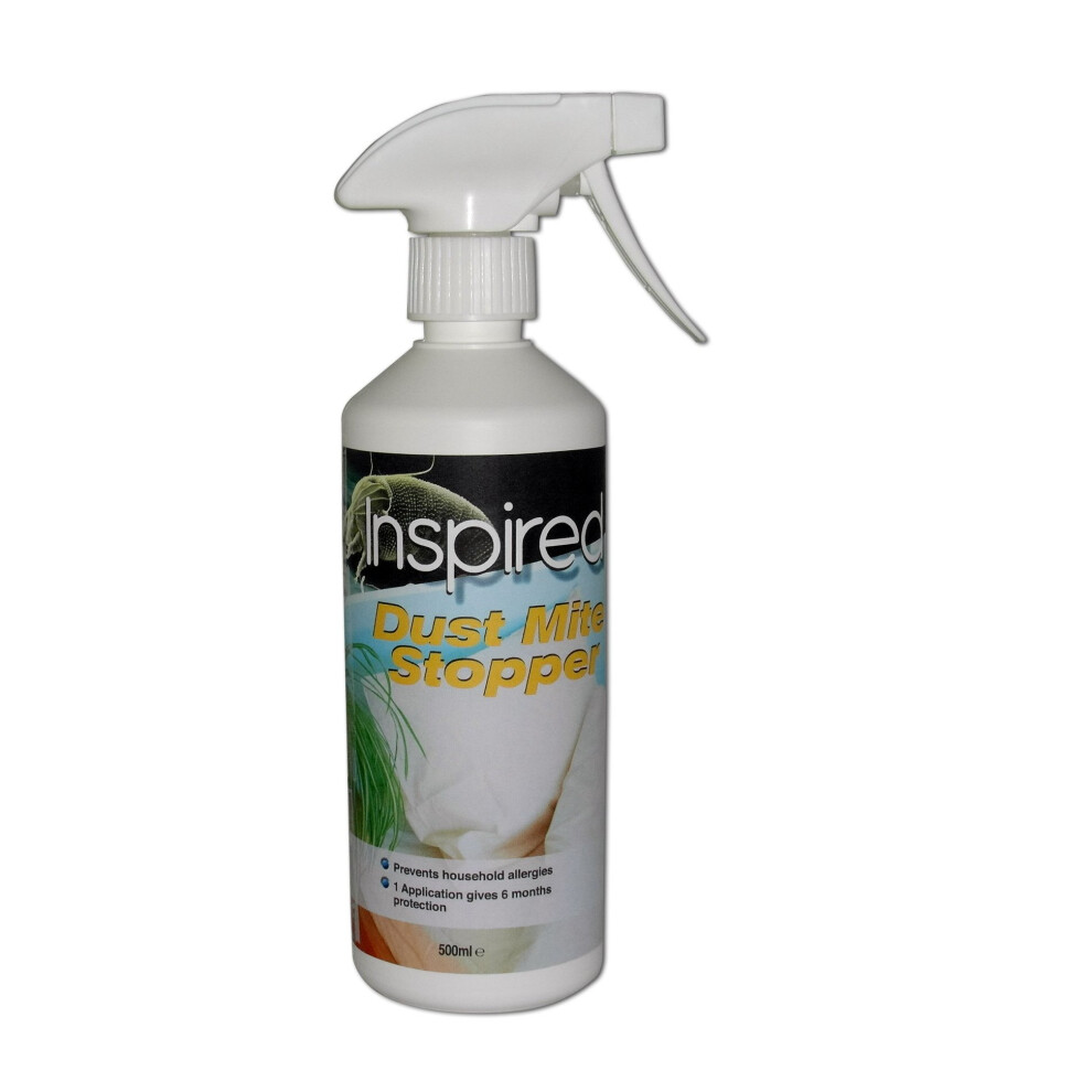 Inspired 500ml Dust Mite Inhibitor Spray Prevents Allergies For 6 Months
