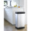 Curver Curver Pedal Bin Deco Rectangular 50L Silver Duo Trash Can Waste Container 7