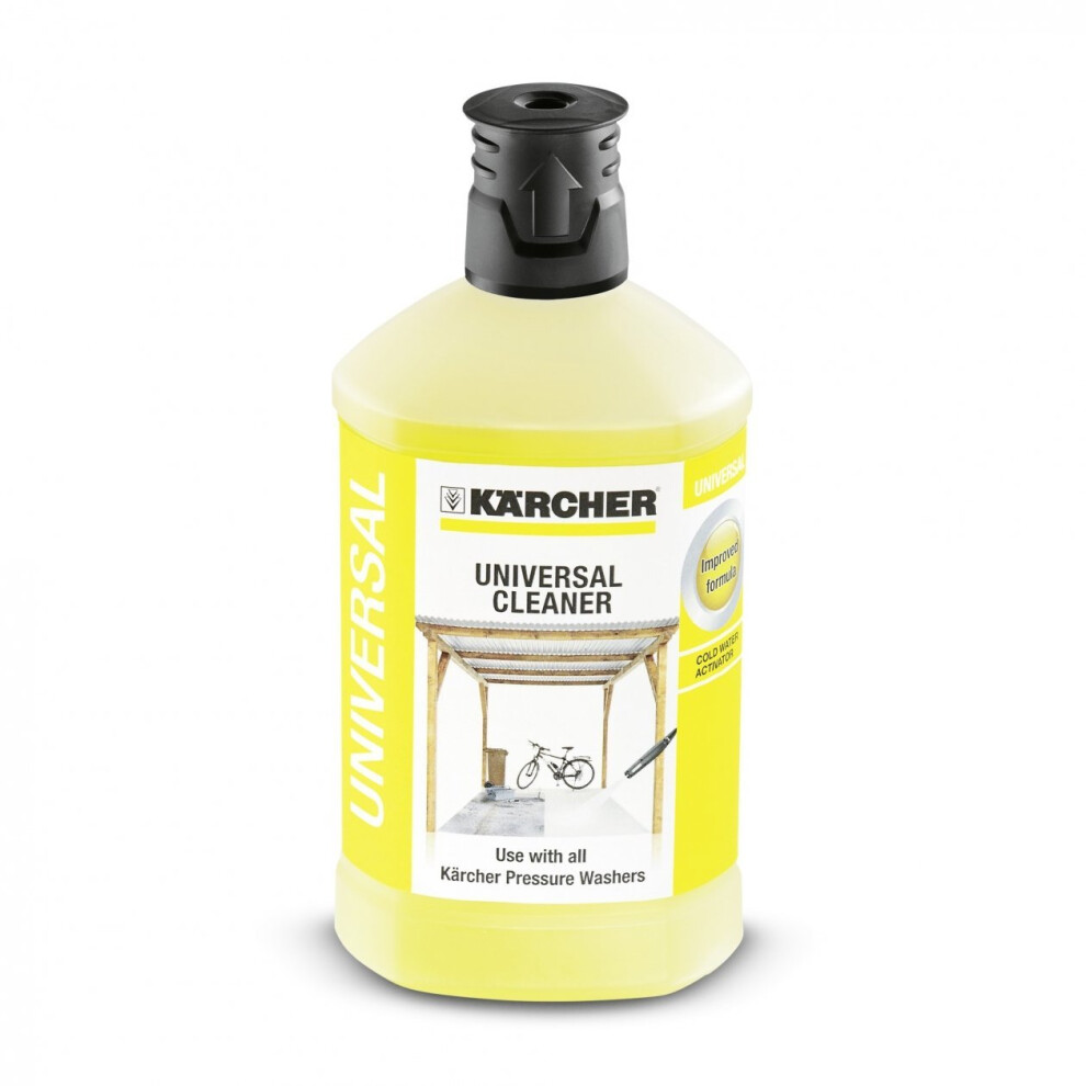 Kärcher 1 L, Universal Cleaner Plug And Clean, Pressure Washer Detergent
