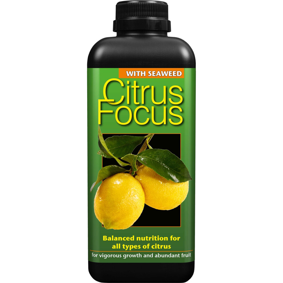 Growth Technology Ltd Citrus Focus Balanced Concentrated Liquid Fertiliser 1 Litre