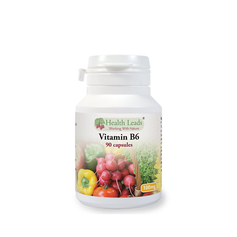 Health Leads Uk Vitamin B6 (Pyridoxine) 100Mg X 90 Capsules - (Magnesium Stearate Free)