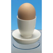 SUCTION EGG CUP - Egg cup with suction pad - Ideal for one handed dining.
