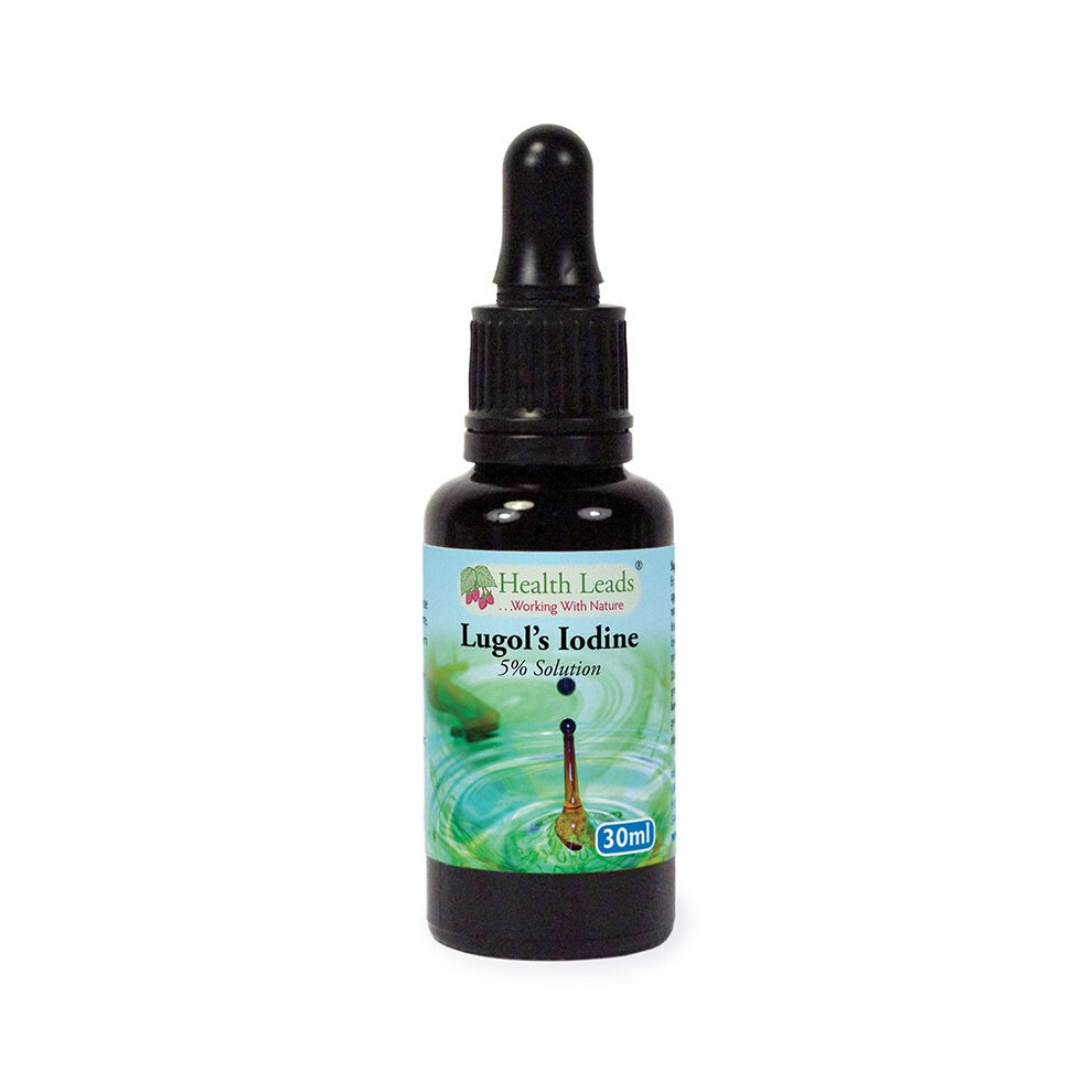 Health Leads Uk Lugols Iodine - 5% Solution 30Ml