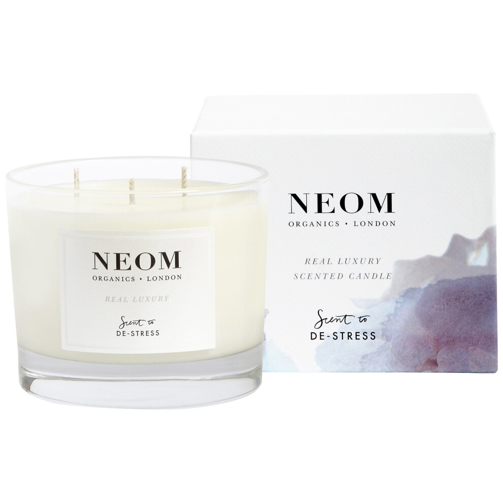 Neom Organics London Real Luxury Three Wick Scented Candle 420 G