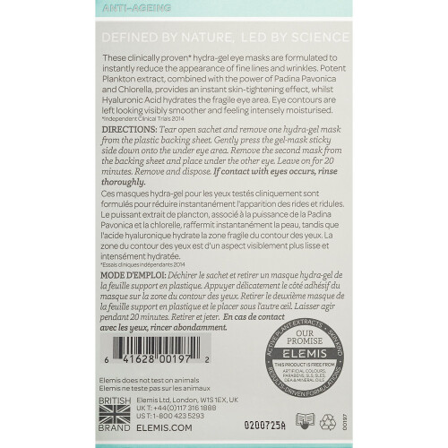 Elemis Elemis Pro-Collagen Hydra-Gel Eye Mask - 6 Sachets 1