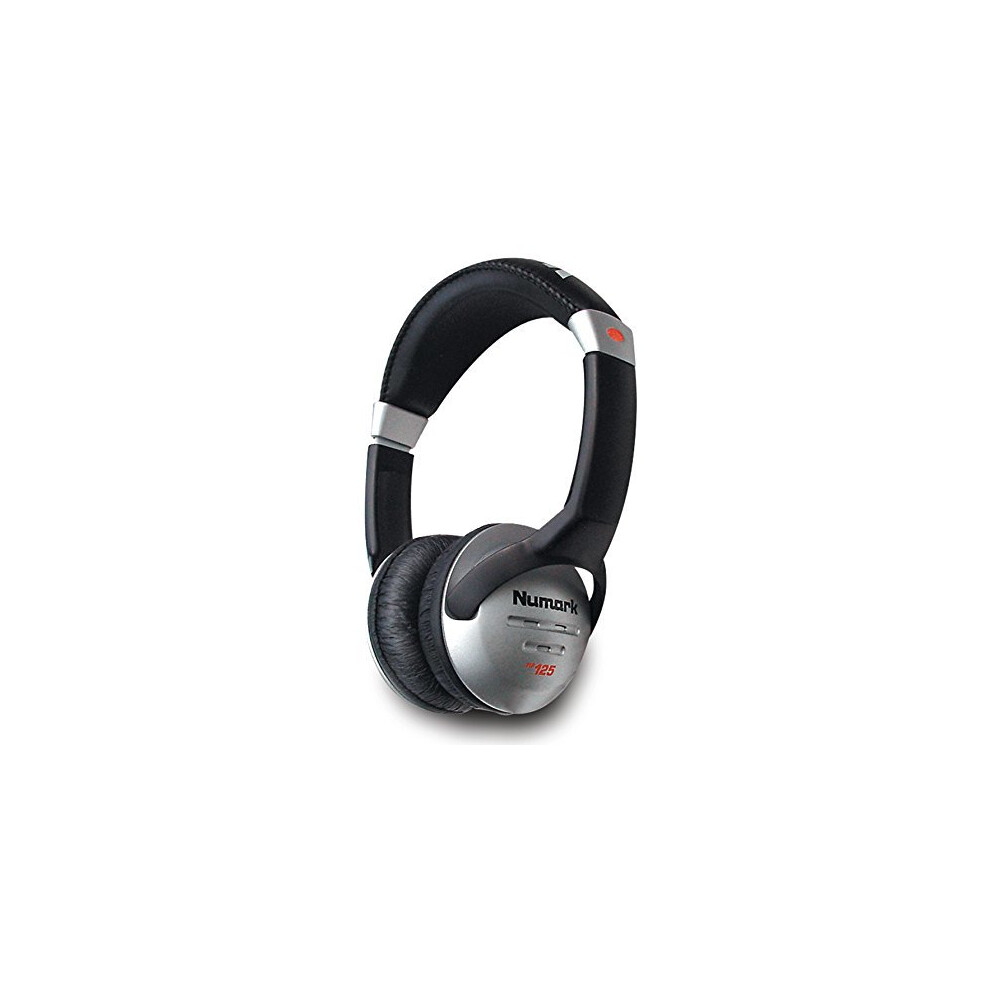 Numark HF125   Lightweight Headphones with 40 mm Drivers and Adjustable Ear Cups