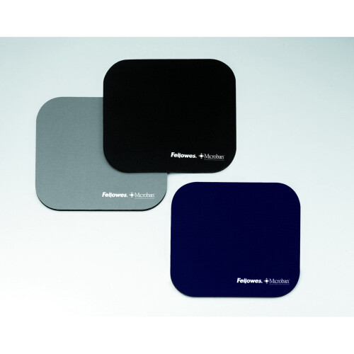 Fellowes Fellowes Mouse Pad with Microban Antibacterial Protection - Black 2