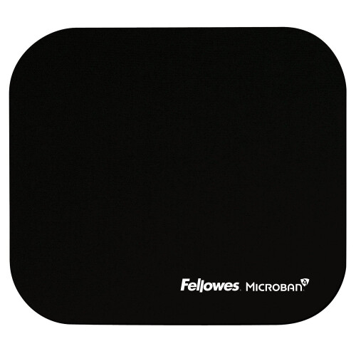 Fellowes Fellowes Mouse Pad with Microban Antibacterial Protection - Black