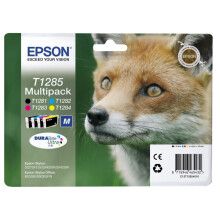 Epson Durabrite T1285 Fox Genuine Multipack Ink Cartridges
