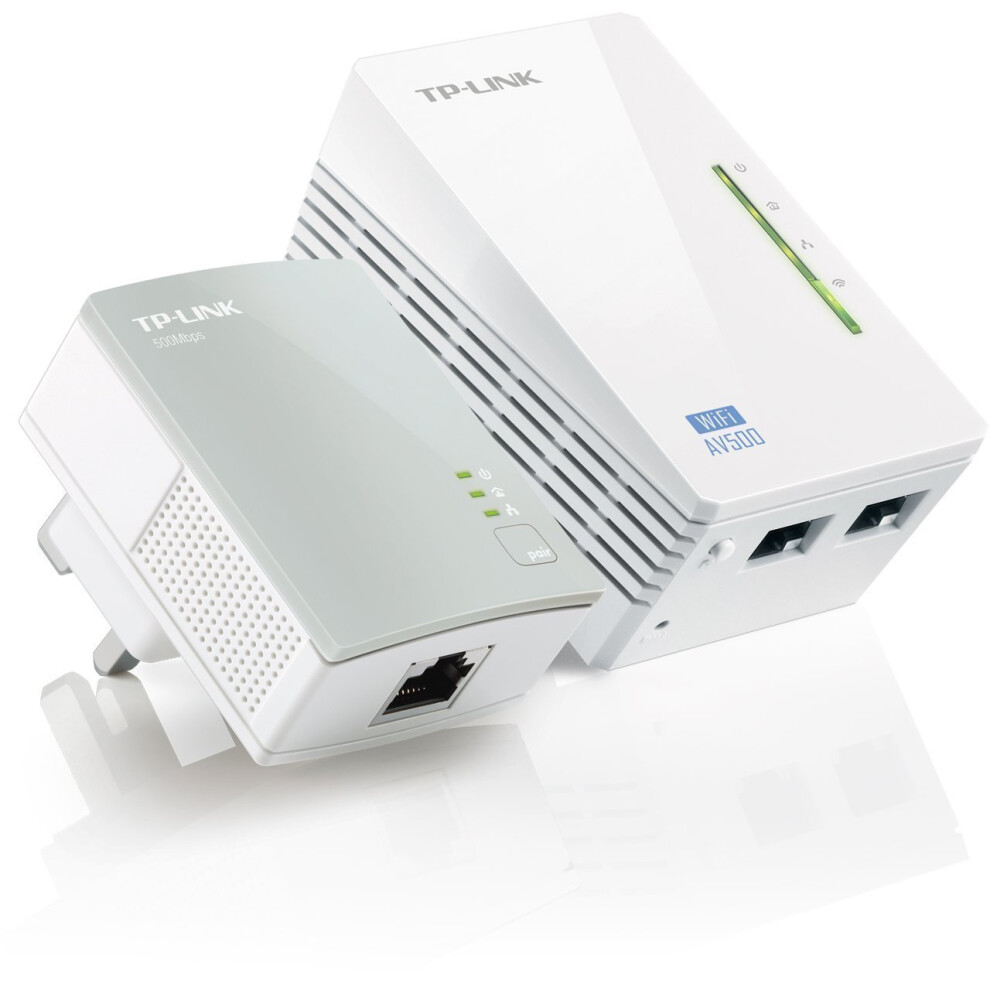 TP-LINK TL-WPA4220KIT AV500 Powerline 300 M Wi-Fi Extender/Wi-Fi Booster