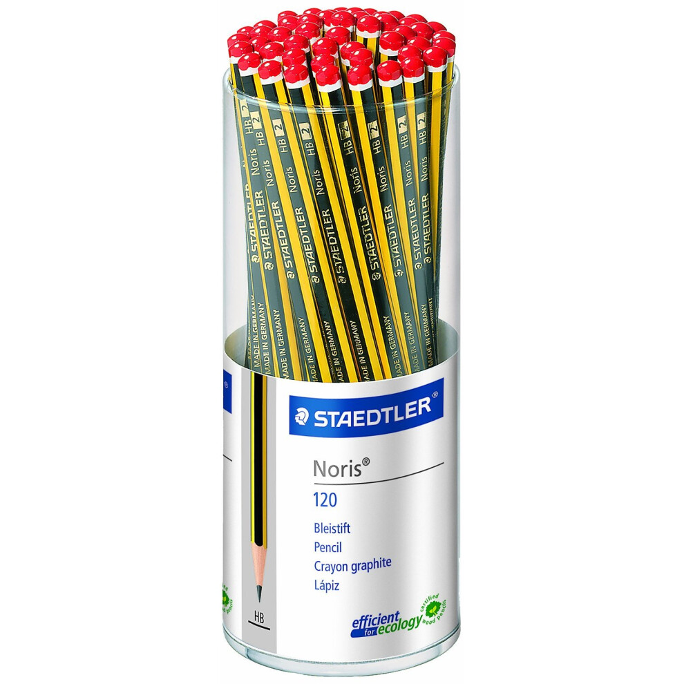 Staedtler 120 KP50 Noris HB Pencil - Tub of 50