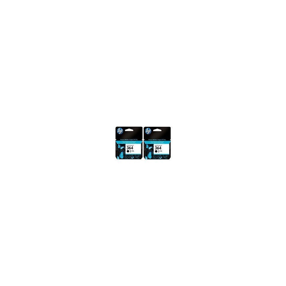 HP No. 364 Ink Cartridges - Black, Pack of 2