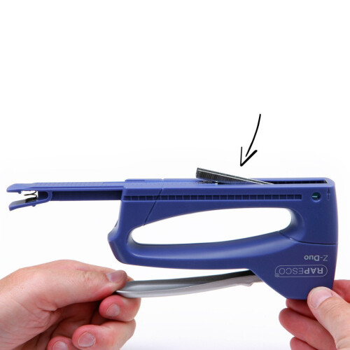 Rapesco Z-Duo Staple Tacker with 300 Staples - Blue 2
