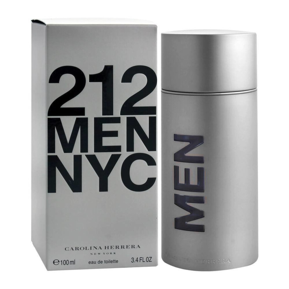 Carolina Herrera 212 Men NYC Eau De Toilette For Men 100ml 3.4 oz