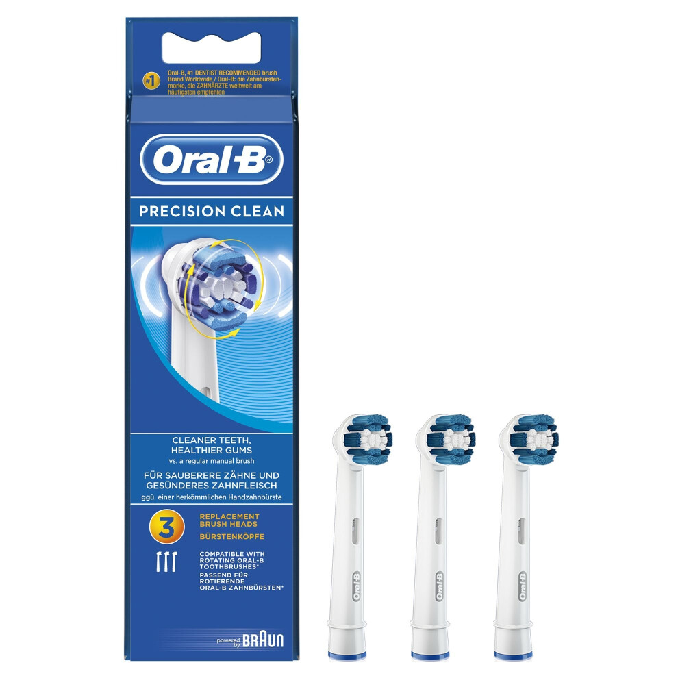 Braun Oral-B Precision Clean Electric Replacement Toothbrush Heads - Pack of 3