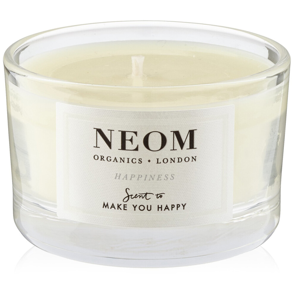 Neom Organics London Happiness Scented Travel Candle 75 G