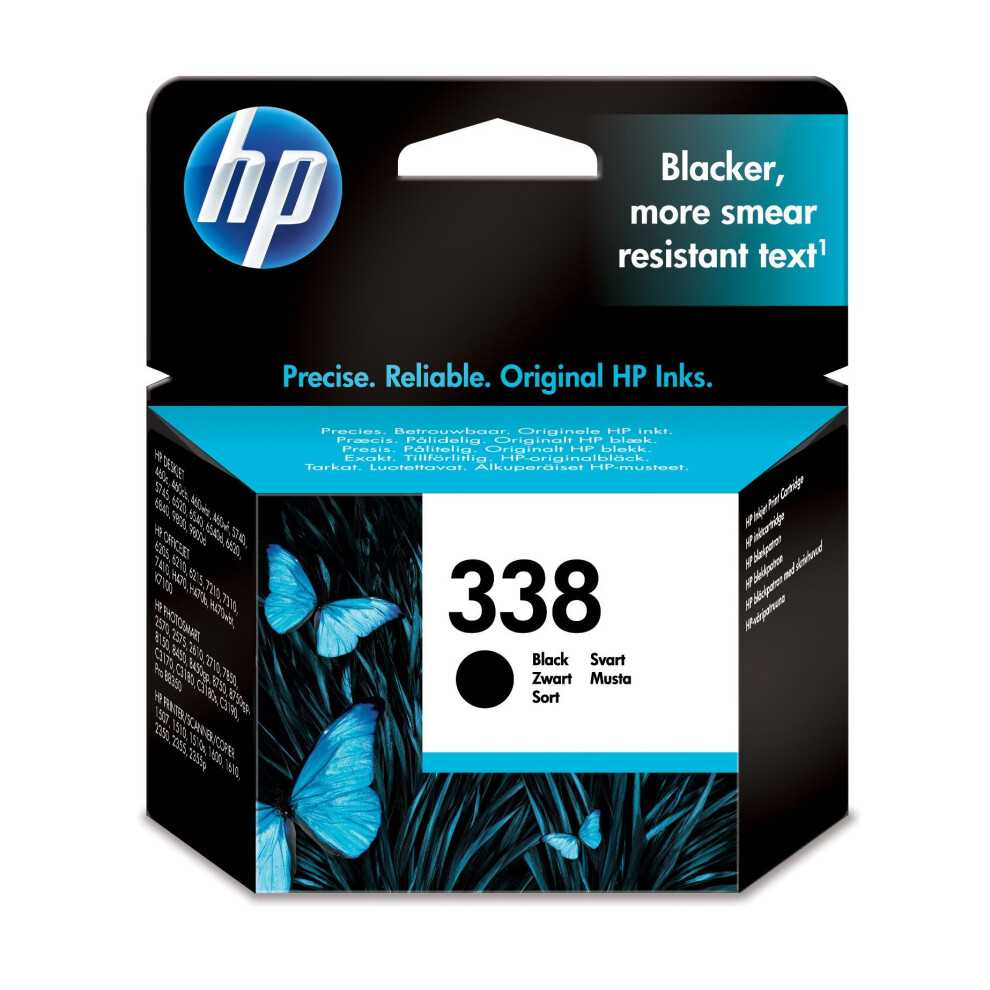 HP 338 Black Original Ink Cartridge (C8765EE)