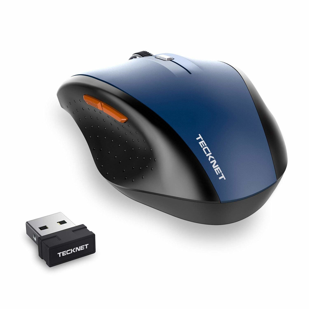 Tecknet Classic M002 Nano Wireless Mouse, 6 Buttons 2400 Dpi