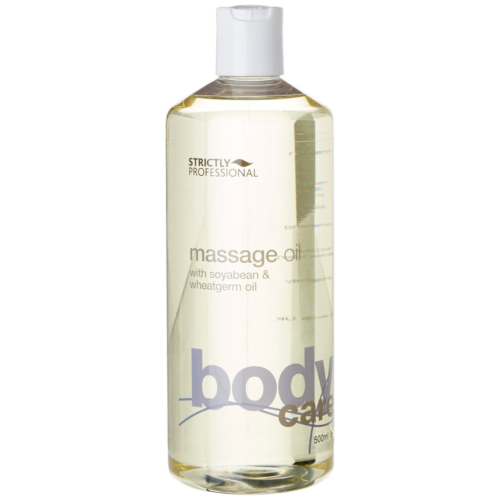 Strictly Professional Soya Bean & Wheatgerm Massage Oil - 500 ml, for Face & Body SPB0250