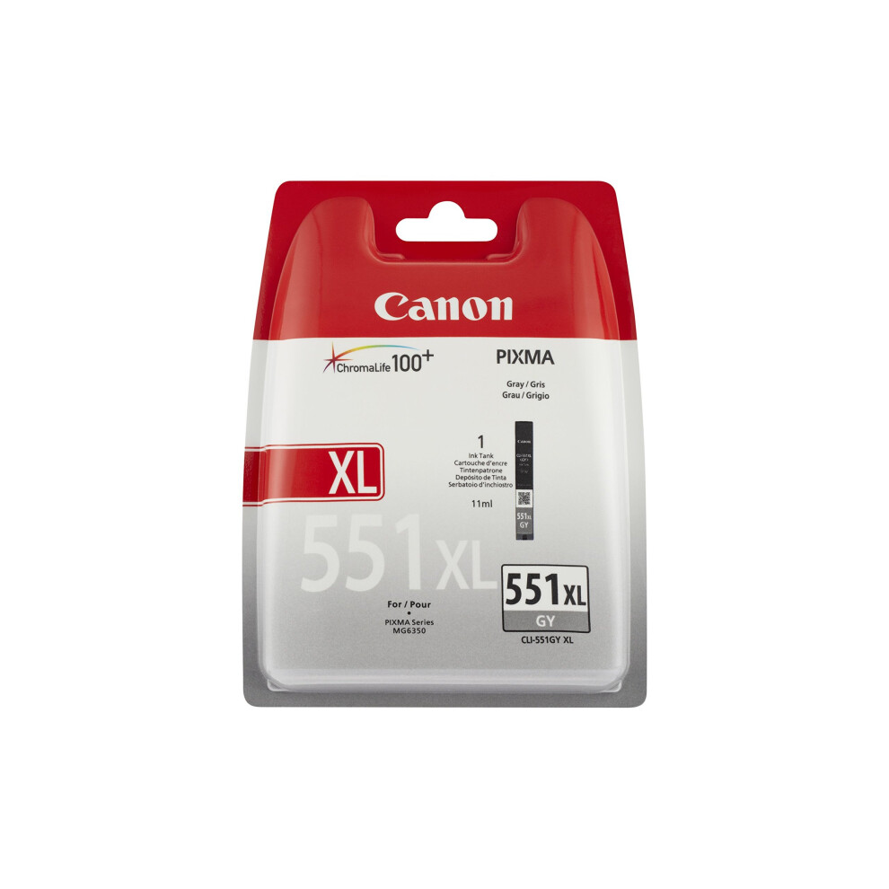 Canon CLI-551XL High Yield Ink Cartridge - Grey