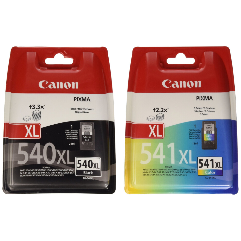 Canon XL Original Ink Cartridge for Pixma MX455 - Black/Tricolour