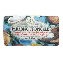 Nesti Dante Paradiso Tropicale Triple Milled Natural Soap, St. Barths Coconut and Frangipani, 8.8 Ounce