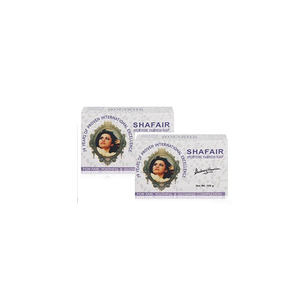 Shahnaz Husain Shafair Ayurvedic Fairness Soap 100G (Pack Of 2)