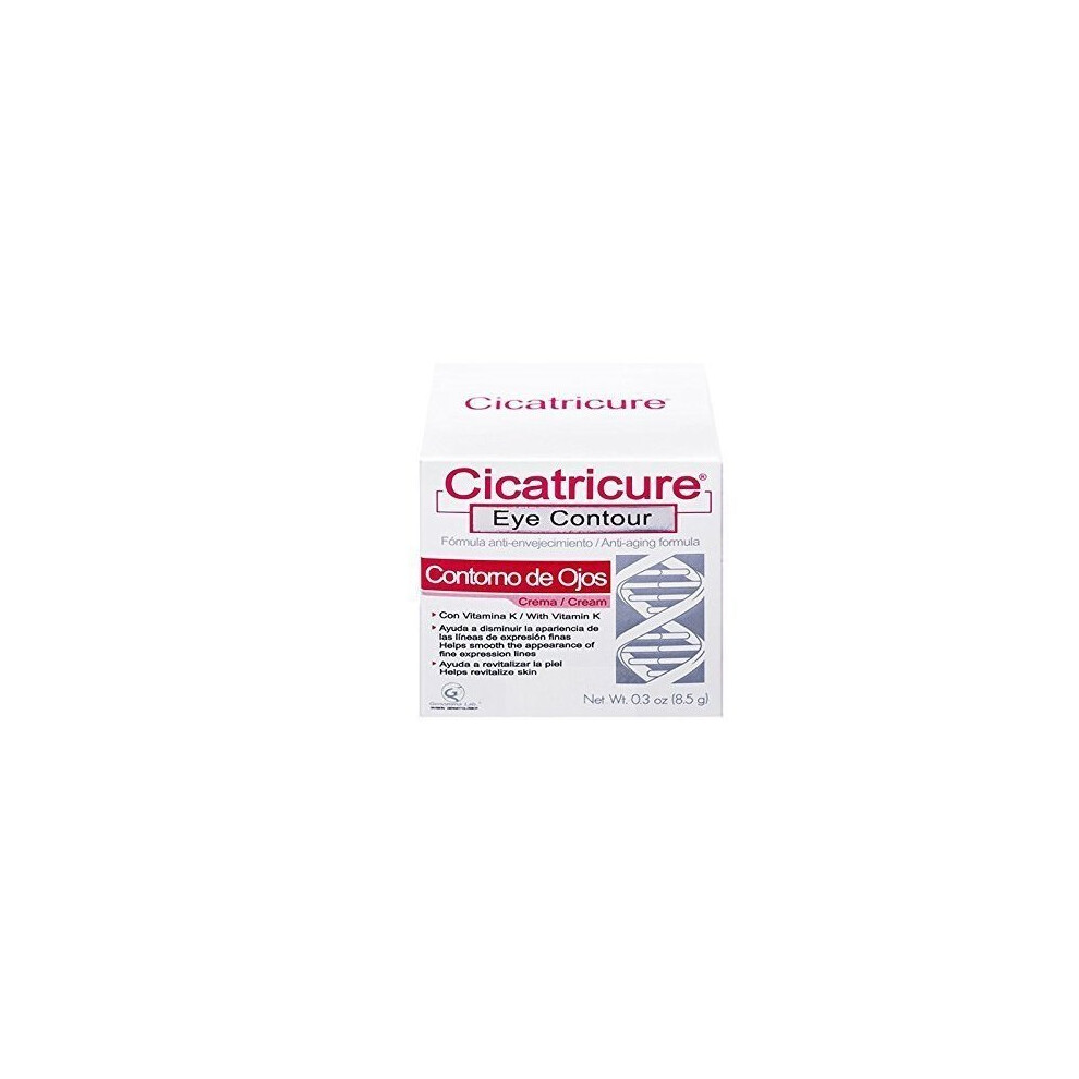 Cicatricure Eye Contour Anti Aging Cream With Vitamin K, Wrinkle, Dark Circle Remover .30 Oz Crema