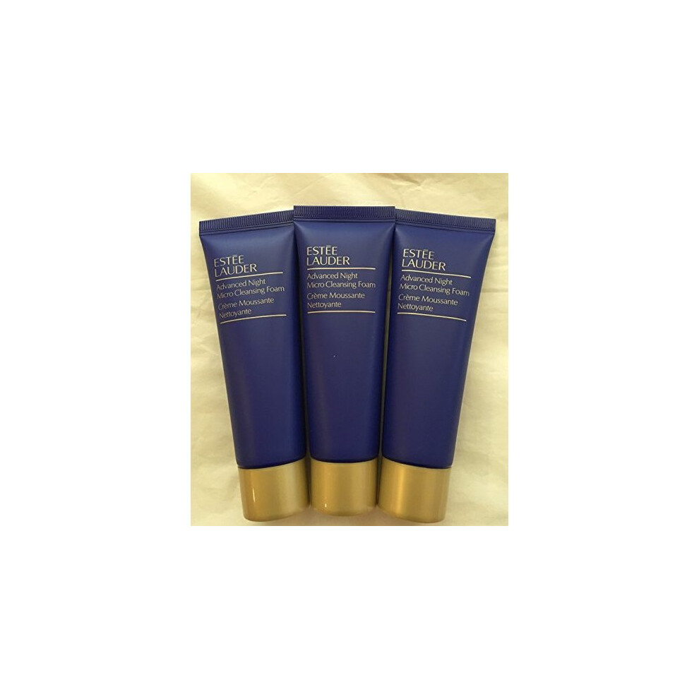 Lot 3 Estee Lauder Advanced Night Micro Cleansing Foam 1.7oz 50ml each