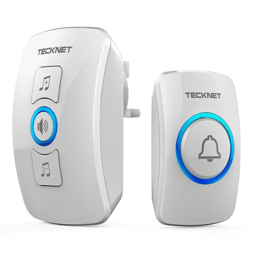 TeckNet TeckNet Wireless Doorbell | Wall Plug-in Cordless Door Chime