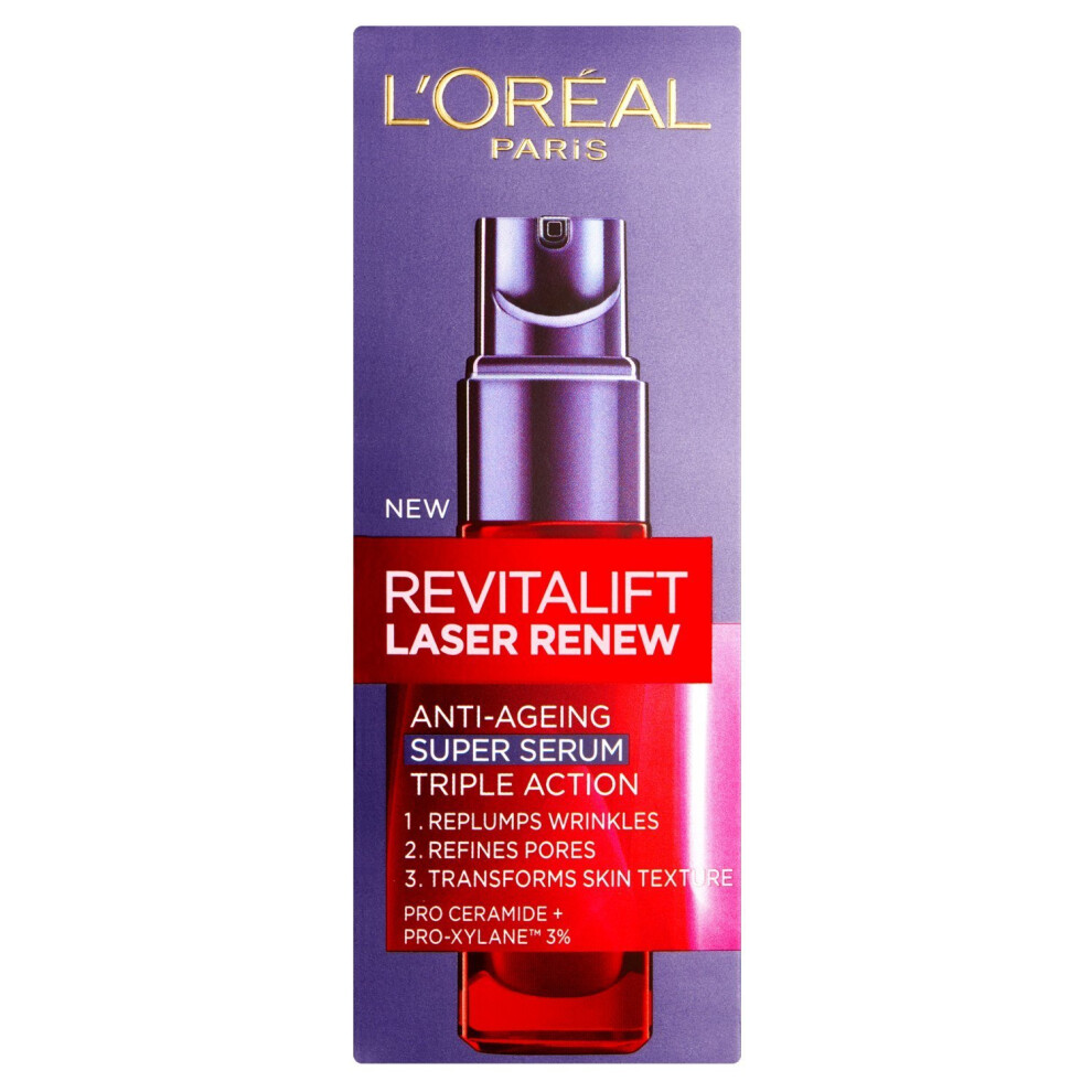 New L’oréal Paris L'oreal Paris Revitalift Laser Renew Anti-Ageing Serum 30Ml 3600522249405