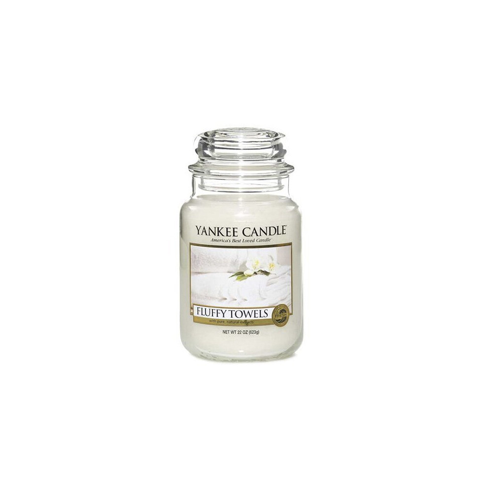 Yankee Candle Fluffy Towels Jar Candle - Large