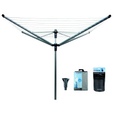 Brabantia Rotary Lift-O-Matic Advance Washing Line with 4 Arms, 60 m