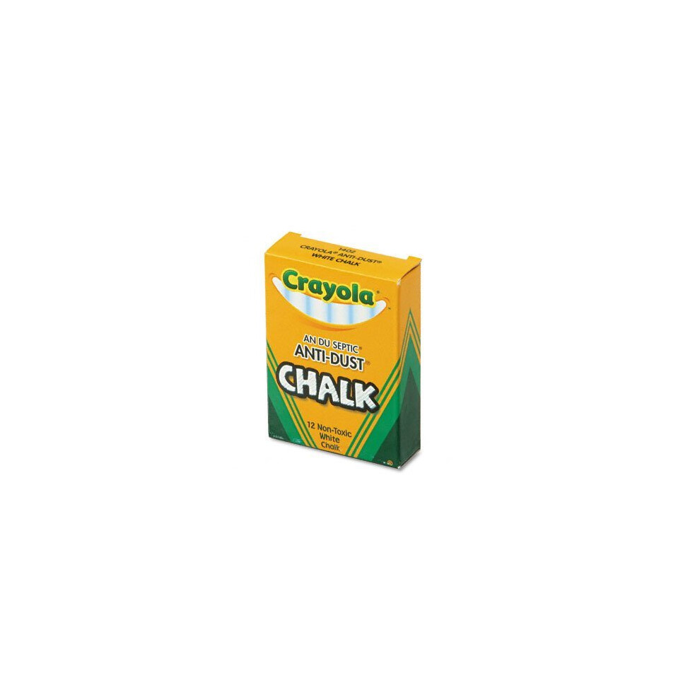 Crayola White Chalk - 12 Stick Pack