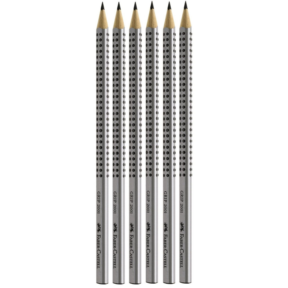 Faber Castell Grip 2001 Pencils HB Pack of 6