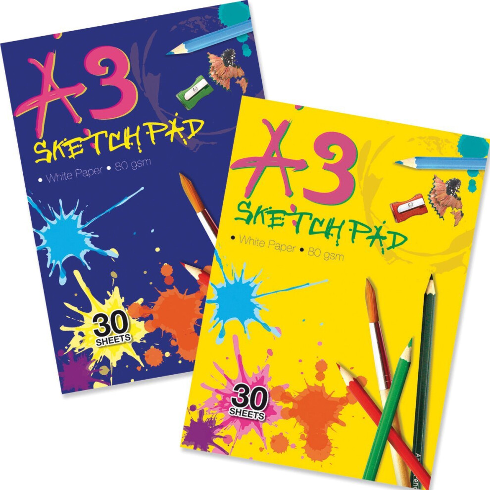 Artbox A3 Sketch Pad - Assorted (Sheet of 30)