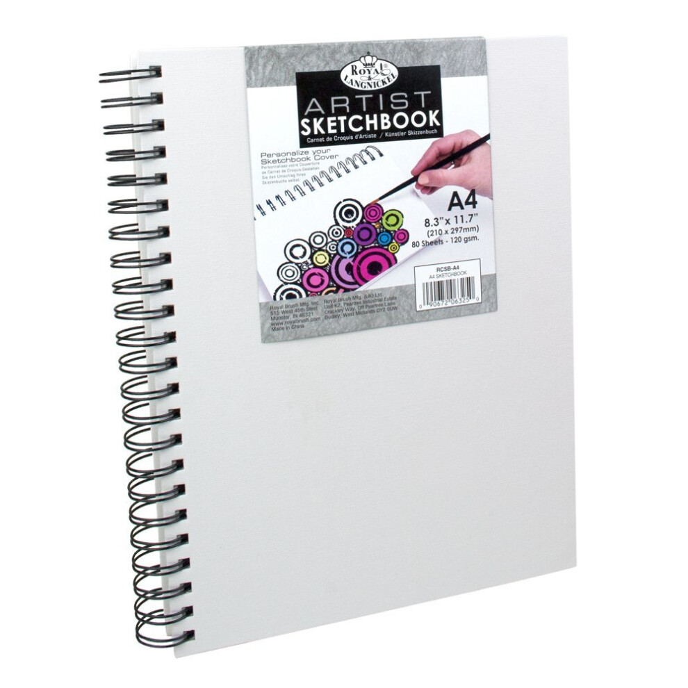 Royal & Langnickel A4 Canvas Cover Sketch Book