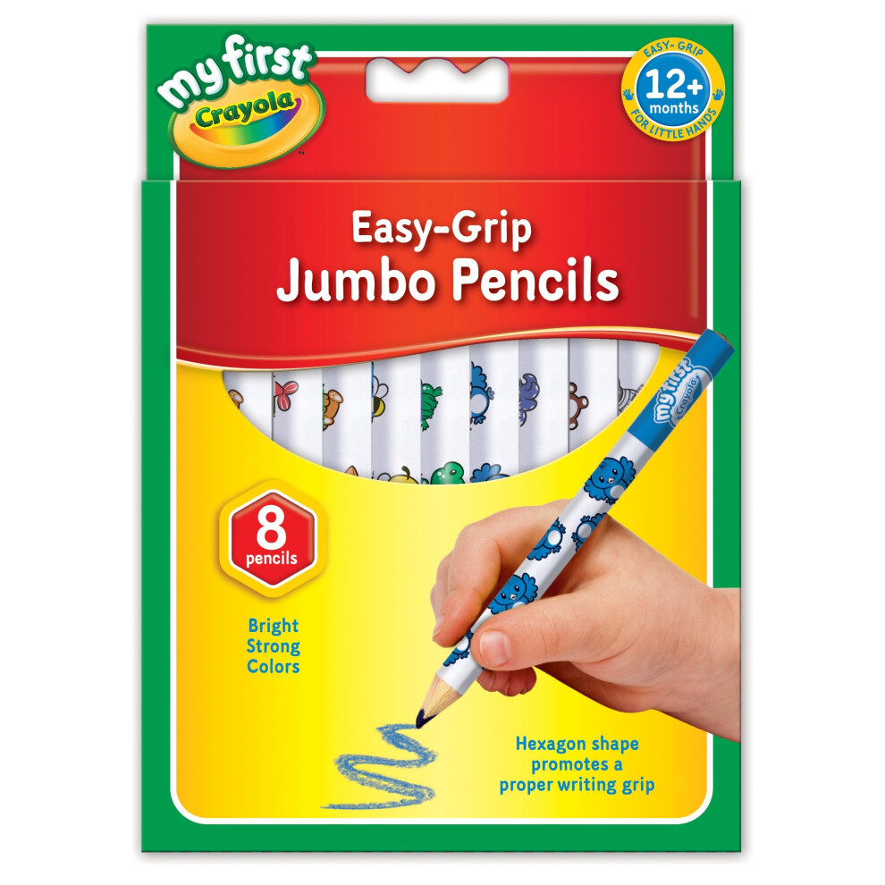 Crayola My First Crayola Jumbo Decorated Pencils