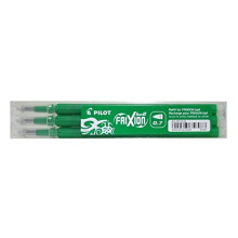 Pilotp?fyldning til frixion rullebold 0,7 mm (pakke med 3) - gr?n