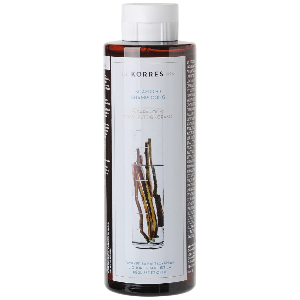 KORRES Shampoo Liquorice and Urtica for Oily Hair 250 ml