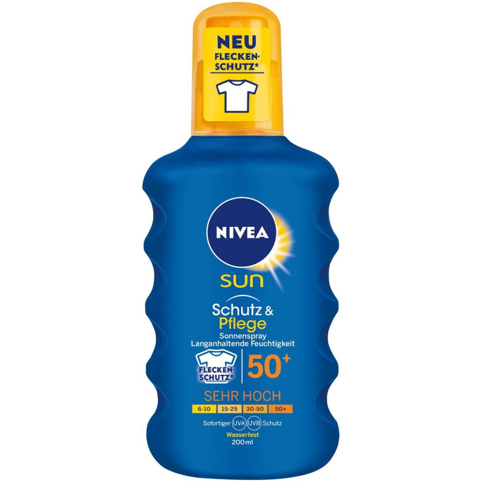 Nivea Sun Protect and Moisture Moisturising Sun Spray High SPF 50, 200 ml