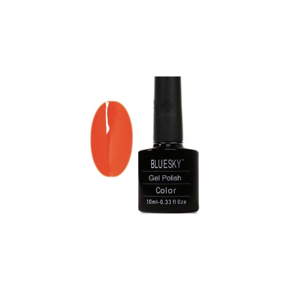 Bluesky UV/LED Gel Nail Polish, Autumn Orange 10 ml