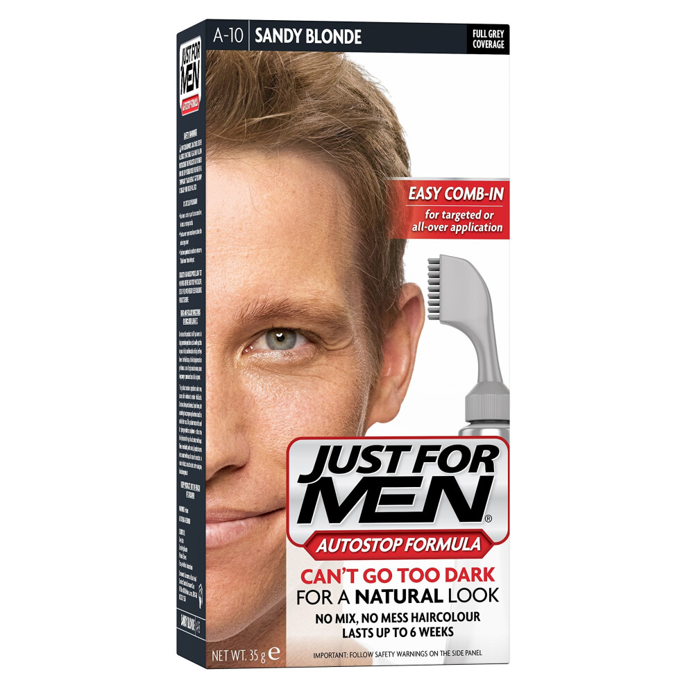 Just For Men Autostop Hair Color Sandy Blonde A10