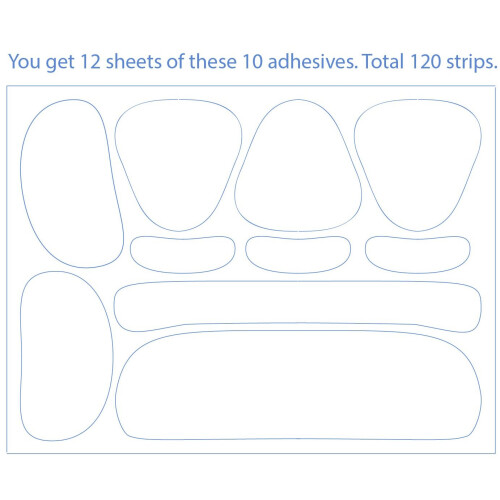 Facial Smoothies Wrinkle Remover Strips - Anti-Wrinkle Patches 1
