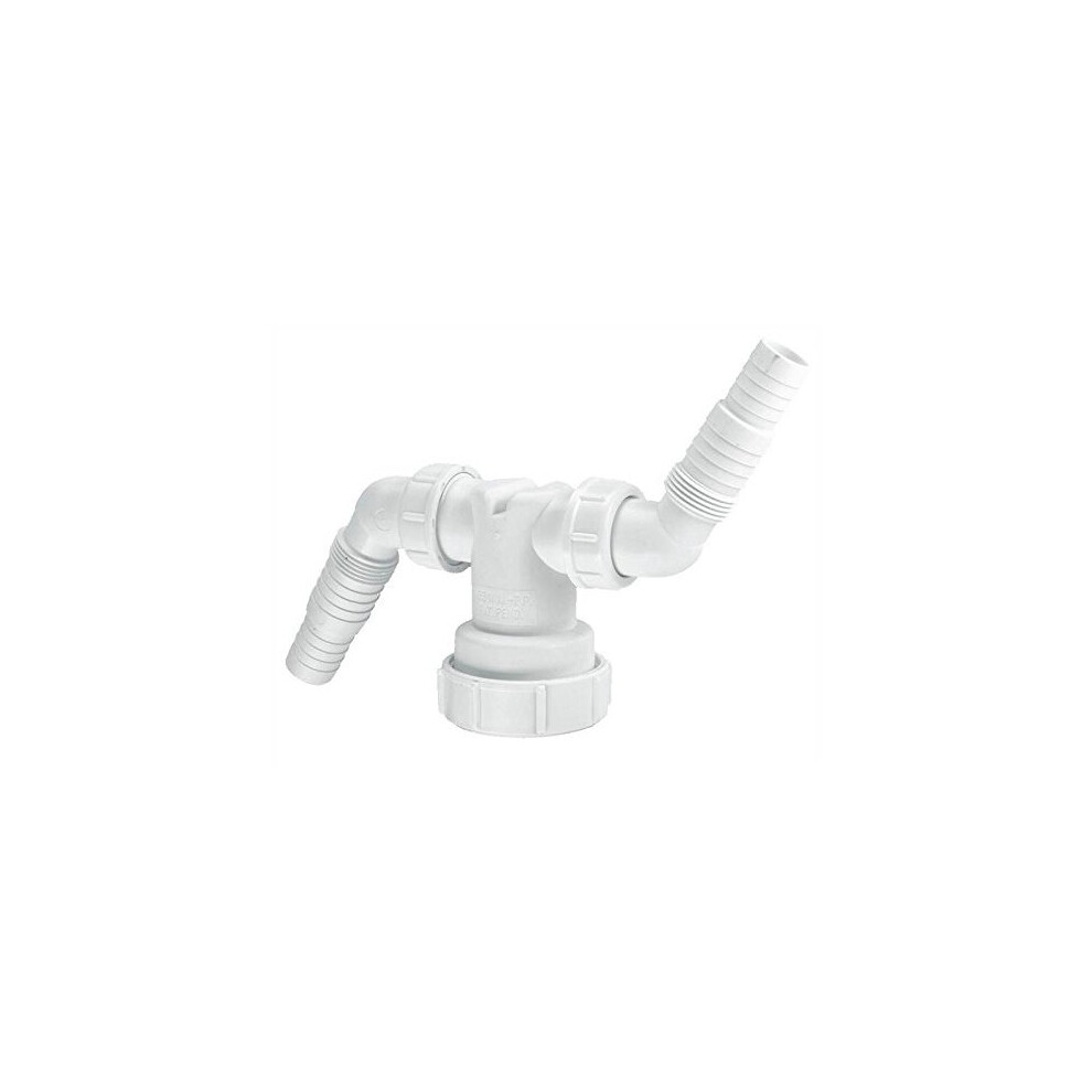 McAlpine V33WM Twin Connector - White