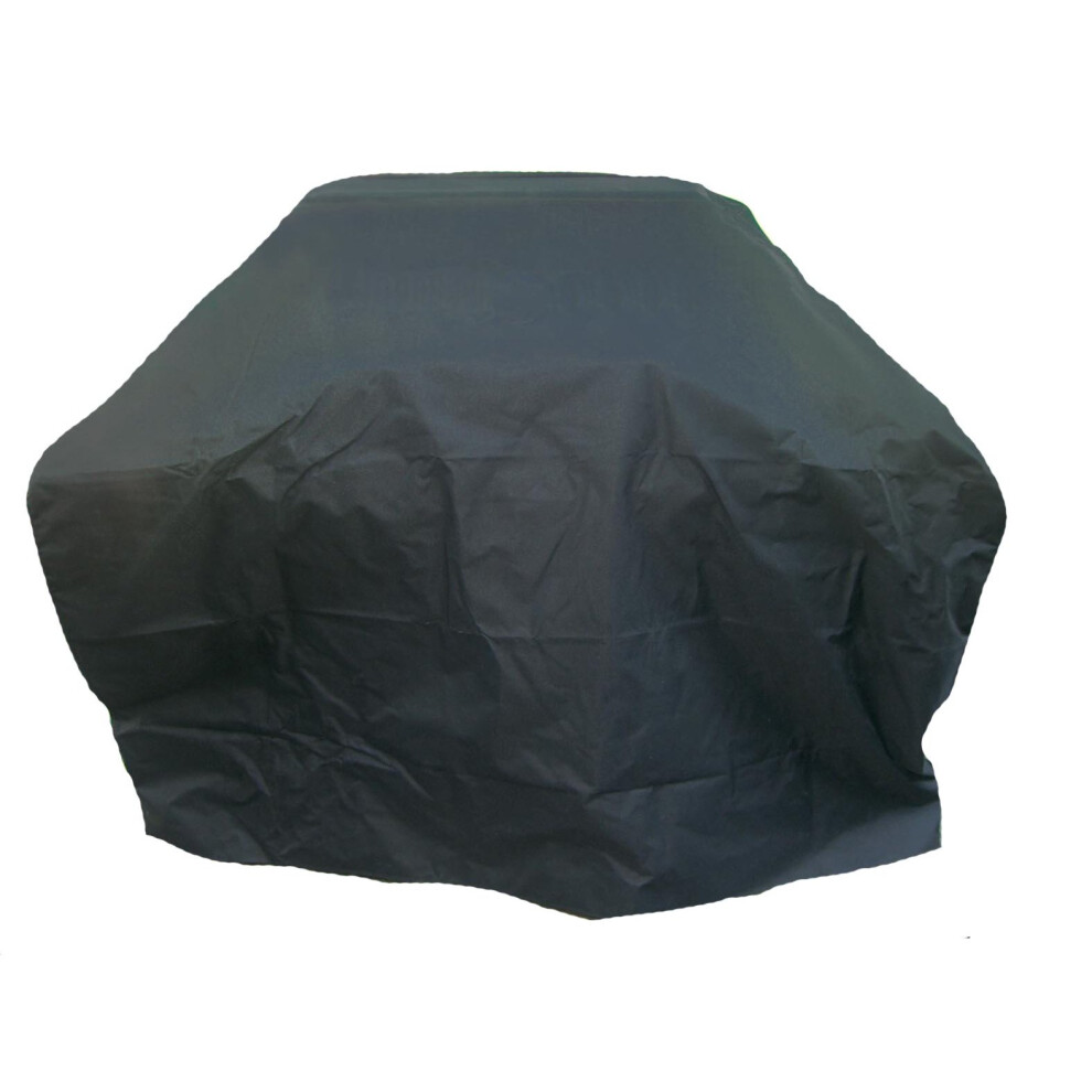 Charles Bentley Universal Gas & Charcoal Waterproof BBQ Canvas Cover - Medium 3-5 Burner Dome, 71-116x122x71 cm, Velcro - BBQ.COVER/2