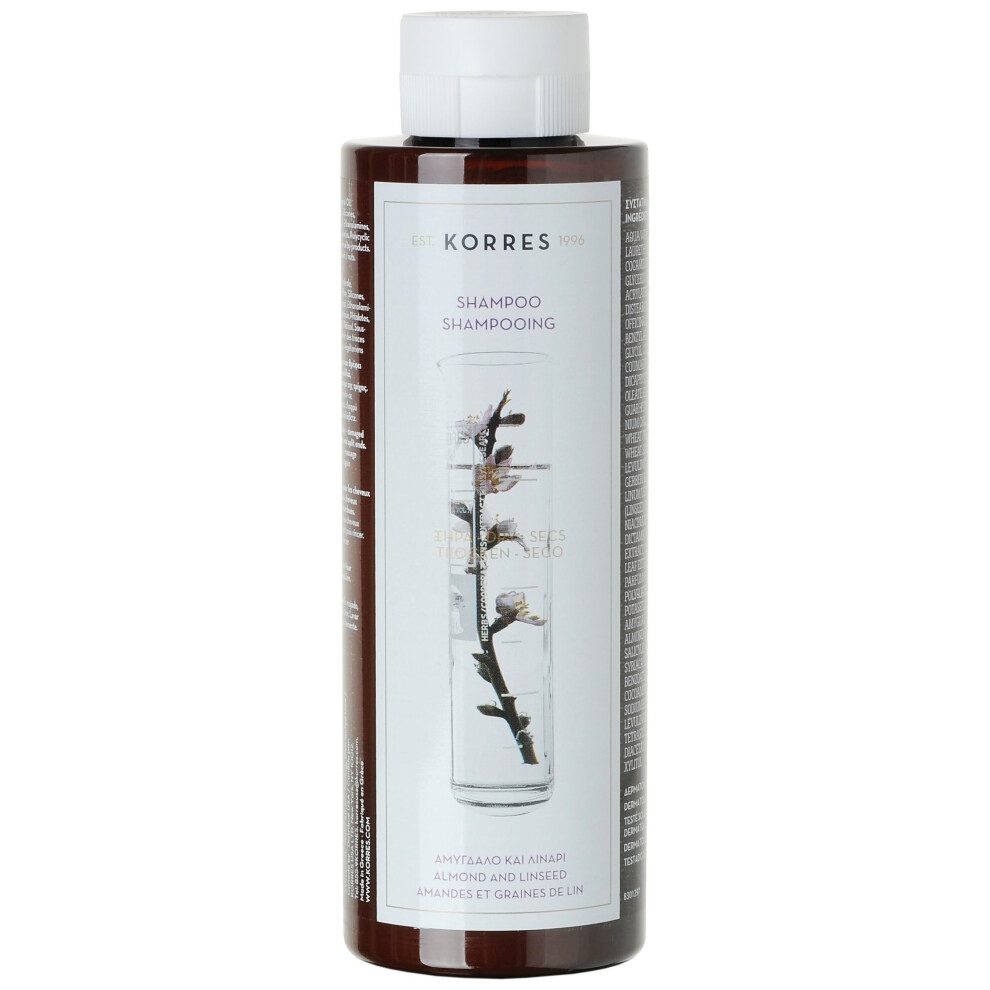 KORRES Shampoo Almond and Linseed for Dry/Damaged Hair 250 ml