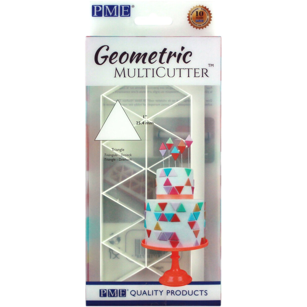 Fondant Geometric Multicutter-Triangle Medium