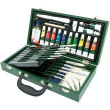 Wooden Box Art Set-Oil Color 30pc